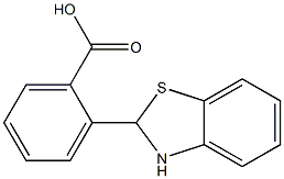 2-(2,3-dihydro-1,3-benzothiazol-2-yl)benzoic acid Struktur