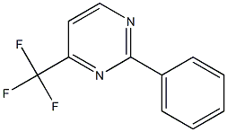 2-phenyl-4-(trifluoromethyl)pyrimidine Struktur