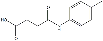 4-oxo-4-(4-toluidino)butanoic acid Struktur