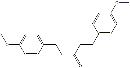 1,5-di(4-methoxyphenyl)pentan-3-one Struktur