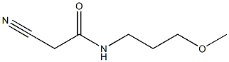 N1-(3-methoxypropyl)-2-cyanoacetamide Struktur