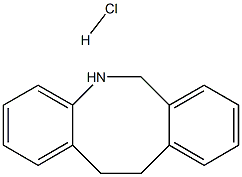 5,6,11,12-tetrahydrodibenzo[b,f]azocine hydrochloride Struktur