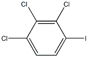 1,2,3-trichloro-4-iodobenzene Struktur