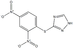 3-[(2,4-dinitrophenyl)thio]-1H-1,2,4-triazole Struktur