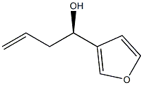 (R)-1-(furan-3-yl)but-3-en-1-ol Struktur