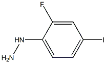 1-(2-fluoro-4-iodophenyl)hydrazine Struktur