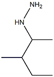 1-(3-methylpentan-2-yl)hydrazine Struktur