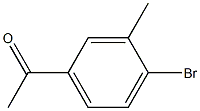 1-(4-bromo-3-methylphenyl)ethanone Struktur