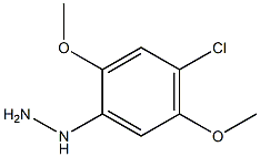 1-(4-chloro-2,5-dimethoxyphenyl)hydrazine Struktur