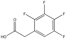 2-(2,3,4,5-tetrafluorophenyl)acetic acid Struktur