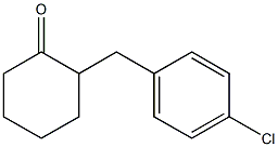 2-(4-chlorobenzyl)cyclohexanone Struktur