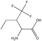 2-amino-3-(trifluoromethyl)pentanoic acid Struktur