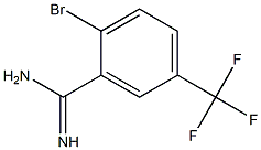 2-bromo-5-(trifluoromethyl)benzamidine Struktur