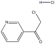 2-chloro-1-(pyridin-3-yl)ethanone hydrochloride Struktur