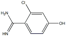 2-chloro-4-hydroxybenzamidine Struktur