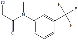 2-chloro-N-(3-(trifluoromethyl)phenyl)-N-methylacetamide Struktur