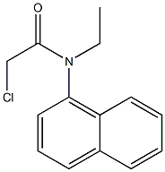 2-chloro-N-ethyl-N-(naphthalen-4-yl)acetamide Struktur