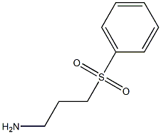 3-(phenylsulfonyl)propan-1-amine Struktur