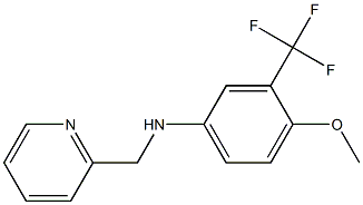 3-(trifluoromethyl)-4-methoxy-N-((pyridin-2-yl)methyl)benzenamine Struktur