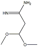 3,3-dimethoxypropanamidine Struktur