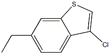 3-chloro-6-ethylbenzo[b]thiophene Struktur