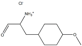 3-cyclohexyl-4-methoxy-1-oxo-2-propanaminium chloride Struktur