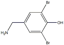 4-(aminomethyl)-2,6-dibromophenol Struktur