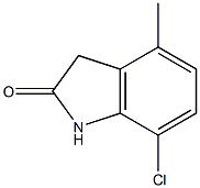 7-chloro-4-methylindolin-2-one Struktur