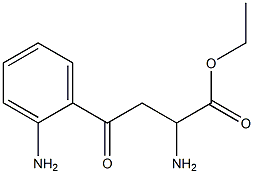 ethyl 2-amino-4-(2-aminophenyl)-4-oxobutanoate Struktur