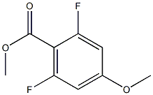 methyl 2,6-difluoro-4-methoxybenzoate Struktur