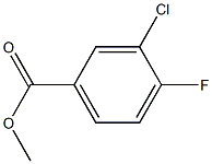 methyl 3-chloro-4-fluorobenzoate Struktur