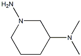 N3,N3-Dimethyl-piperidine-1,3-diamine Struktur