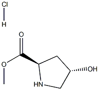 (2R,4S)-Methyl 4-hydroxypyrrolidine-2-carboxylate hydrochloride Struktur