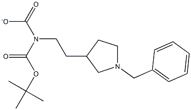 Boc-2-(1-benzylpyrrolidin-3-yl)ethylcarbamate Struktur