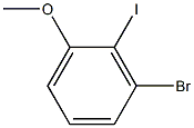 3-Bromo-2-iodoanisole Struktur