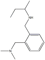 ({2-[(butan-2-ylamino)methyl]phenyl}methyl)dimethylamine Struktur