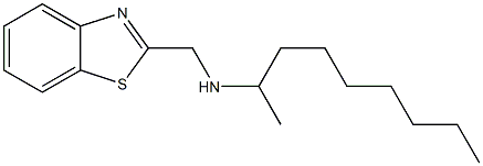 (1,3-benzothiazol-2-ylmethyl)(nonan-2-yl)amine Struktur