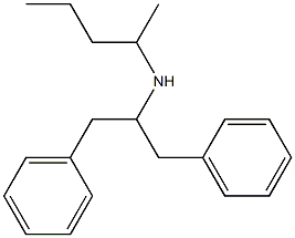 (1,3-diphenylpropan-2-yl)(pentan-2-yl)amine Struktur