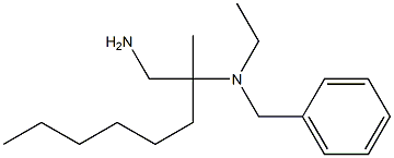 (1-amino-2-methyloctan-2-yl)(benzyl)ethylamine Struktur