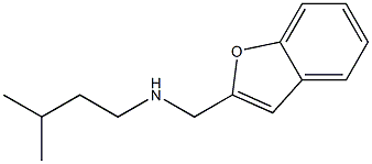 (1-benzofuran-2-ylmethyl)(3-methylbutyl)amine Struktur