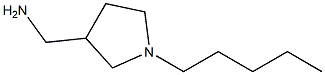 (1-pentylpyrrolidin-3-yl)methylamine Struktur