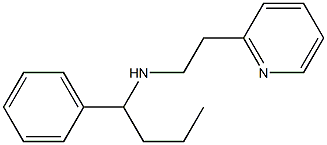 (1-phenylbutyl)[2-(pyridin-2-yl)ethyl]amine Struktur