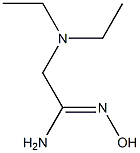 (1Z)-2-(diethylamino)-N'-hydroxyethanimidamide Struktur