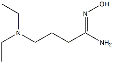 (1Z)-4-(diethylamino)-N'-hydroxybutanimidamide Struktur