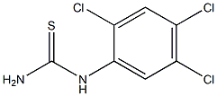 (2,4,5-trichlorophenyl)thiourea Struktur