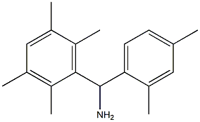 (2,4-dimethylphenyl)(2,3,5,6-tetramethylphenyl)methanamine Struktur