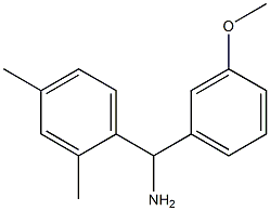 (2,4-dimethylphenyl)(3-methoxyphenyl)methanamine Struktur