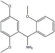 (2,5-dimethoxyphenyl)(2-methoxyphenyl)methanamine Struktur