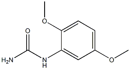 (2,5-dimethoxyphenyl)urea Struktur