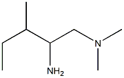 (2-amino-3-methylpentyl)dimethylamine Struktur